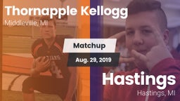 Matchup: Thornapple Kellogg vs. Hastings  2019