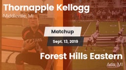 Matchup: Thornapple Kellogg vs. Forest Hills Eastern  2019