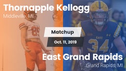 Matchup: Thornapple Kellogg vs. East Grand Rapids  2019