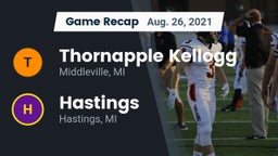 Recap: Thornapple Kellogg  vs. Hastings  2021