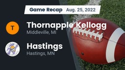 Recap: Thornapple Kellogg  vs. Hastings  2022