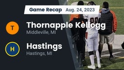Recap: Thornapple Kellogg  vs. Hastings  2023