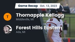 Recap: Thornapple Kellogg  vs. Forest Hills Eastern  2023