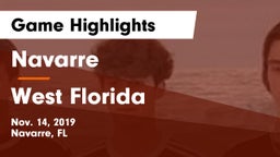 Navarre  vs West Florida  Game Highlights - Nov. 14, 2019