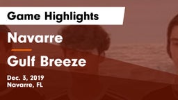 Navarre  vs Gulf Breeze  Game Highlights - Dec. 3, 2019