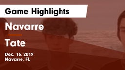 Navarre  vs Tate  Game Highlights - Dec. 16, 2019