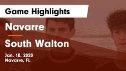 Navarre  vs South Walton  Game Highlights - Jan. 10, 2020