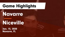 Navarre  vs Niceville  Game Highlights - Jan. 15, 2020