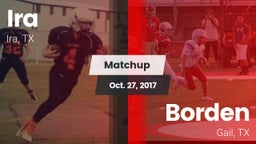 Matchup: Ira vs. Borden  2017