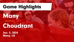 Many  vs Choudrant Game Highlights - Jan. 5, 2024