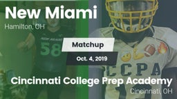 Matchup: New Miami vs. Cincinnati College Prep Academy  2019
