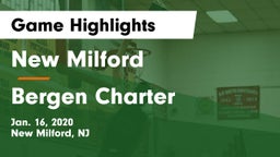 New Milford  vs Bergen Charter  Game Highlights - Jan. 16, 2020