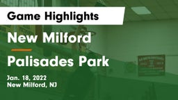 New Milford  vs Palisades Park  Game Highlights - Jan. 18, 2022