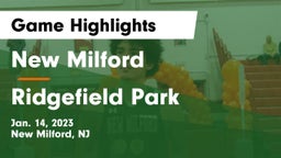 New Milford  vs Ridgefield Park  Game Highlights - Jan. 14, 2023