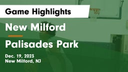 New Milford  vs Palisades Park  Game Highlights - Dec. 19, 2023