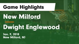 New Milford  vs Dwight Englewood  Game Highlights - Jan. 9, 2018