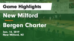 New Milford  vs Bergen Charter Game Highlights - Jan. 14, 2019