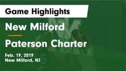 New Milford  vs Paterson Charter Game Highlights - Feb. 19, 2019