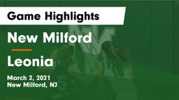 New Milford  vs Leonia  Game Highlights - March 2, 2021