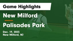 New Milford  vs Palisades Park  Game Highlights - Dec. 19, 2023