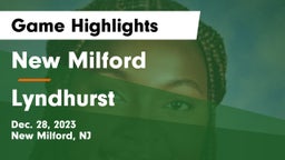 New Milford  vs Lyndhurst  Game Highlights - Dec. 28, 2023