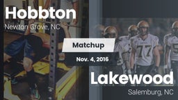 Matchup: Hobbton vs. Lakewood  2016