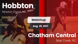 Matchup: Hobbton vs. Chatham Central  2017