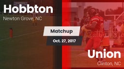 Matchup: Hobbton vs. Union  2017