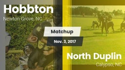 Matchup: Hobbton vs. North Duplin  2017