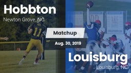 Matchup: Hobbton vs. Louisburg  2019