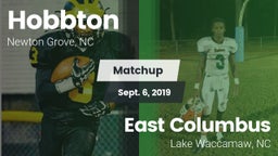 Matchup: Hobbton vs. East Columbus  2019