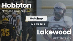 Matchup: Hobbton vs. Lakewood  2019