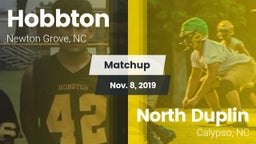 Matchup: Hobbton vs. North Duplin  2019