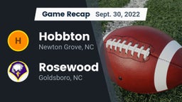 Recap: Hobbton  vs. Rosewood  2022