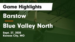 Barstow  vs Blue Valley North  Game Highlights - Sept. 27, 2020