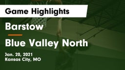 Barstow  vs Blue Valley North Game Highlights - Jan. 20, 2021