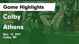 Colby  vs Athens  Game Highlights - Dec. 13, 2021