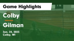 Colby  vs Gilman  Game Highlights - Jan. 24, 2023