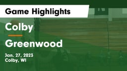 Colby  vs Greenwood  Game Highlights - Jan. 27, 2023