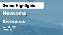 Newsome  vs Riverview Game Highlights - Jan. 11, 2022