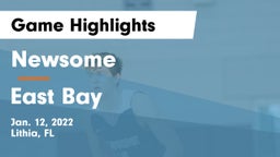 Newsome  vs East Bay  Game Highlights - Jan. 12, 2022