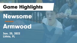 Newsome  vs Armwood  Game Highlights - Jan. 25, 2022
