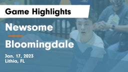Newsome  vs Bloomingdale  Game Highlights - Jan. 17, 2023
