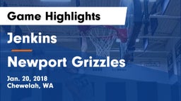 Jenkins  vs Newport Grizzles  Game Highlights - Jan. 20, 2018