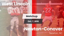 Matchup: West Lincoln vs. Newton-Conover  2016