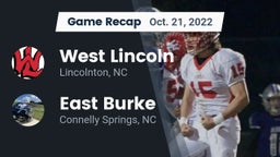 Recap: West Lincoln  vs. East Burke  2022