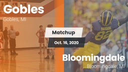 Matchup: Gobles vs. Bloomingdale  2020