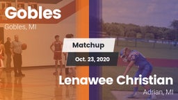 Matchup: Gobles vs. Lenawee Christian  2020
