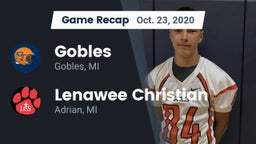 Recap: Gobles  vs. Lenawee Christian  2020