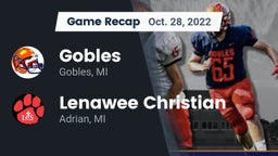 Recap: Gobles  vs. Lenawee Christian  2022